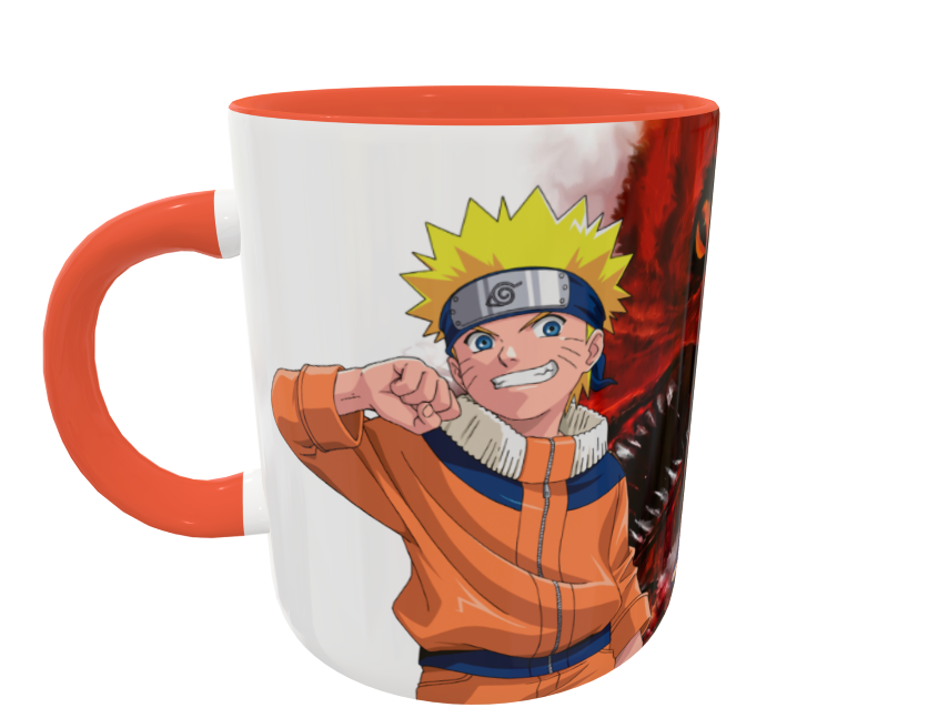 Naruto Plantilla Editable para Taza