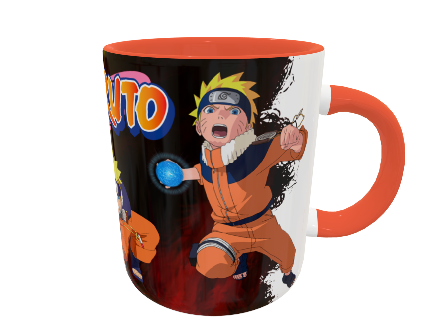 Naruto Plantilla Editable para Taza