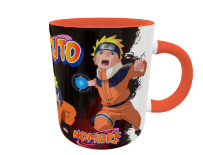 Naruto Plantilla Editable para Taza