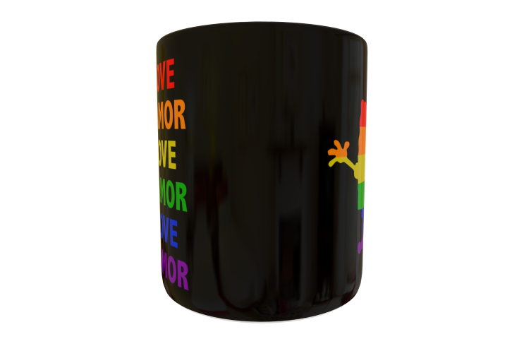 Bob Esponja Love is Love Plantilla Editable para Taza - Imagen 5