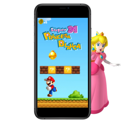Alternative view of Princesa Peach Plantilla Editable para Video Invitación Animada