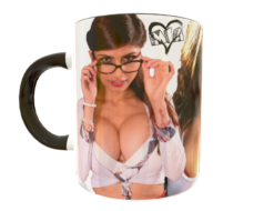 Mia Khalifa #03 Plantilla Editable para Taza