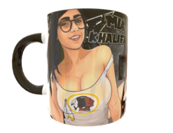 Alternative view of Mia Khalifa Plantilla Editable para Taza