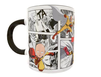 One Punch Man Manga Plantilla Editable para Sublimación de Taza - Imagen 2