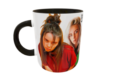 Billie Eilish Plantilla Editable para Taza