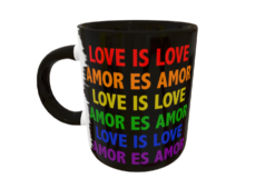Patricio Estrella Love is Love Plantilla Editable para Taza