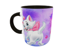 Aristogatos, Gatita Marie Plantilla Editable para Sublimación de Taza