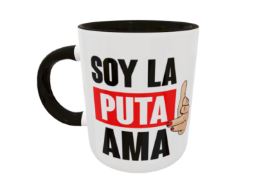 Alternative view of Soy la Puta Ama Plantilla Editable para Taza