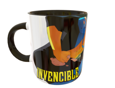 Invencible y Omni Man Plantilla Editable para Taza - Imagen 3