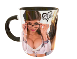 Mia Khalifa #03 Plantilla Editable para Taza