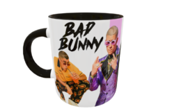 Bad Bunny Plantilla Editable para Taza