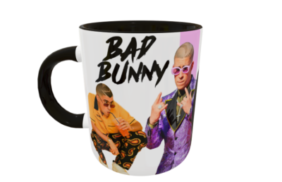 Bad Bunny Plantilla Editable para Taza