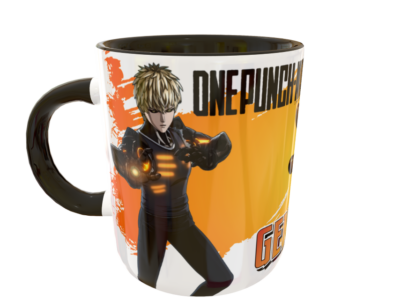 Genos, One Punch Man Plantilla Editable para Sublimación de Taza - Imagen 9