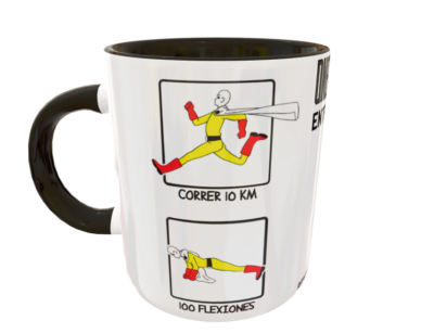 Entrenamiento One Punch Man Plantilla Editable para Sublimación de Taza - Imagen 9