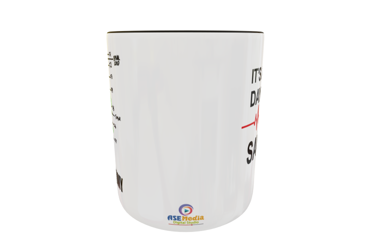Anatomia de Grey Plantilla Editable para Sublimación de Taza