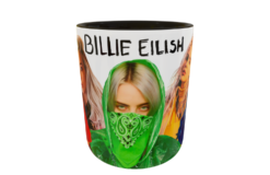 Billie Eilish Plantilla Editable para Taza