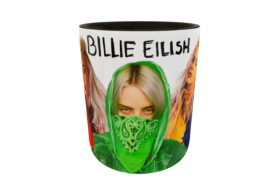 Billie Eilish Plantilla Editable para Taza