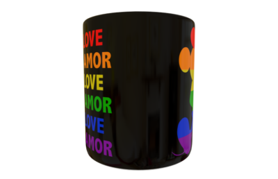 Mickey Mouse Love is Love Plantilla Editable para Taza - Imagen 4