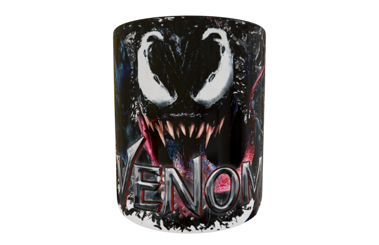Venom Plantilla Editable para Taza Gratis