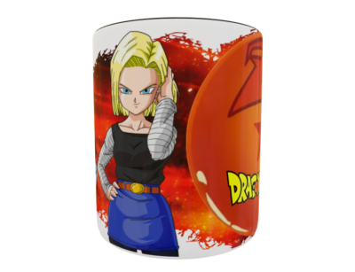 Androide 17 y 18 Plantilla Editable para Taza - Imagen 4