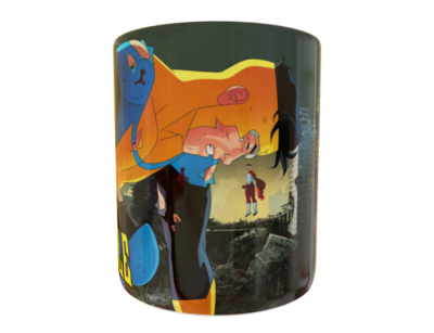 Invencible y Omni Man Plantilla Editable para Taza - Imagen 4