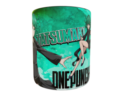 Tatsumaki, One Punch Man Plantilla Editable para Sublimación de Taza - Imagen 4