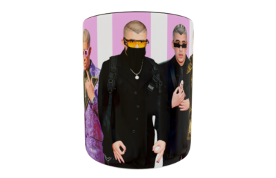 Bad Bunny Plantilla Editable para Taza