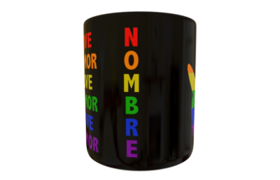 Patricio Estrella Love is Love Plantilla Editable para Taza