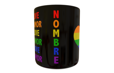 Love is Love Amor es Amor  Plantilla Editable para Taza - Imagen 9
