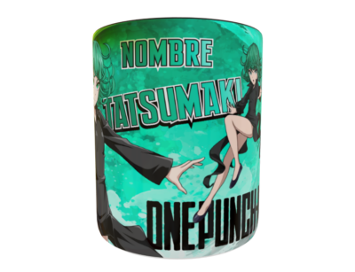 Tatsumaki, One Punch Man Plantilla Editable para Sublimación de Taza - Imagen 5