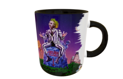 Beetlejuice Plantilla Editable para Sublimación de Taza