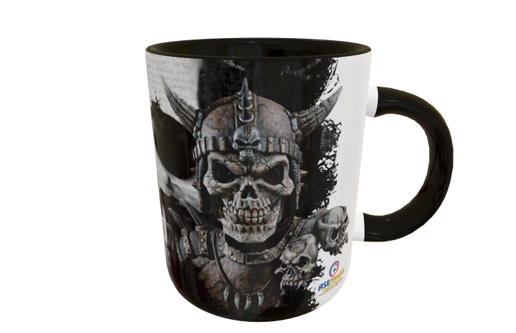 Calaveras Plantilla Editable para Taza - Imagen 4