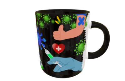 Sobreviví a la Primer Vacuna Coronavirus Plantilla Editable para Taza - Imagen 5