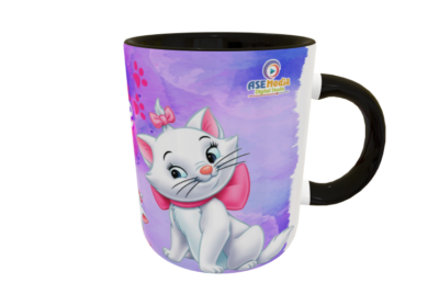 Aristogatos, Gatita Marie Plantilla Editable para Sublimación de Taza