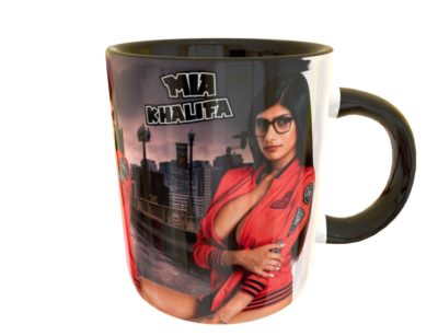 Mia Khalifa #02 Plantilla Editable para Taza - Imagen 9