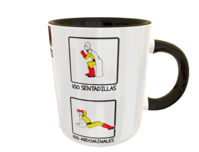 Entrenamiento One Punch Man Plantilla Editable para Sublimación de Taza - Imagen 10