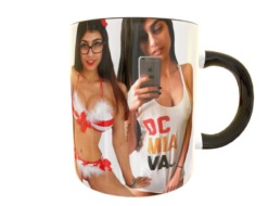 Mia Khalifa #03 Plantilla Editable para Taza