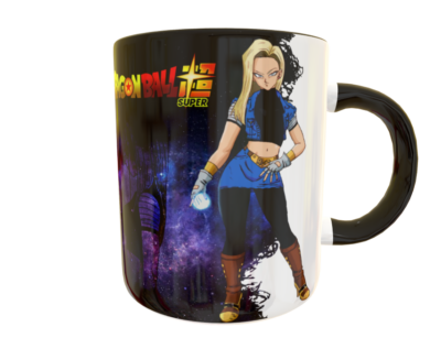 Súper Androide Número 18 Plantilla Editable para Taza - Imagen 6