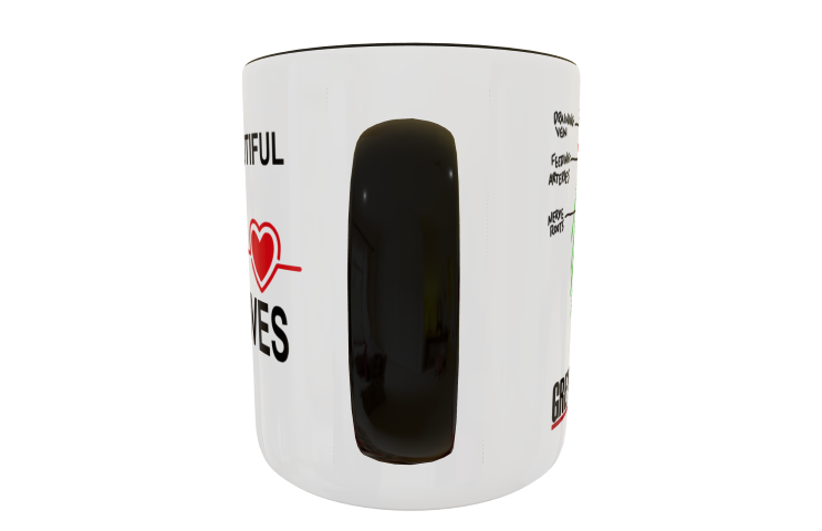 Anatomia de Grey Plantilla Editable para Sublimación de Taza