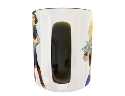 Súper Androide Número 18 Plantilla Editable para Taza - Imagen 7