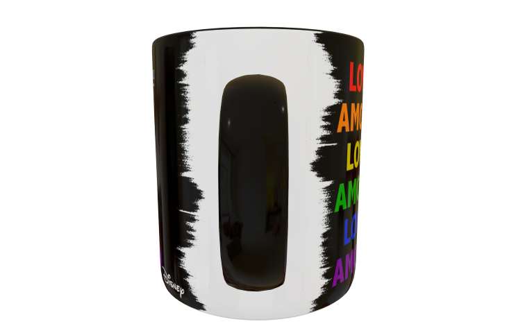 Mickey Mouse Love is Love Plantilla Editable para Taza - Imagen 8