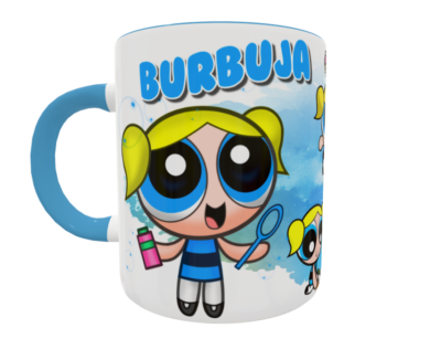 Alternative view of Chicas Súper Poderosas, Burbuja Plantilla Editable para Taza