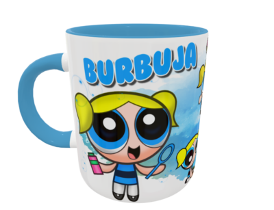 Chicas Súper Poderosas, Burbuja Plantilla Editable para Taza - Imagen 3