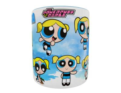 Chicas Súper Poderosas, Burbuja Plantilla Editable para Taza - Imagen 5