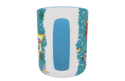 Aventuras en Pañales, Carlitos Plantilla Editable para Sublimación de Taza