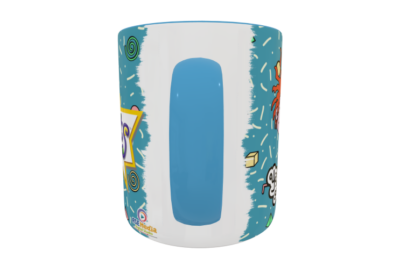 Aventuras en Pañales, Carlitos Plantilla Editable para Sublimación de Taza