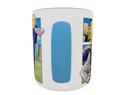 Dragon Ball Z, Número 18 Plantilla Editable para Taza - Imagen 7