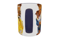La Bella y La Bestia Plantilla Editable para Taza