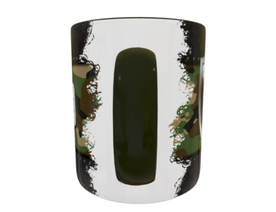 Foto Militar Camuflaje Plantilla Editable para Taza Gratis