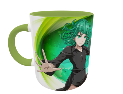 Tatsumaki, One Punch Man Plantilla Editable para Sublimación de Taza - Imagen 9